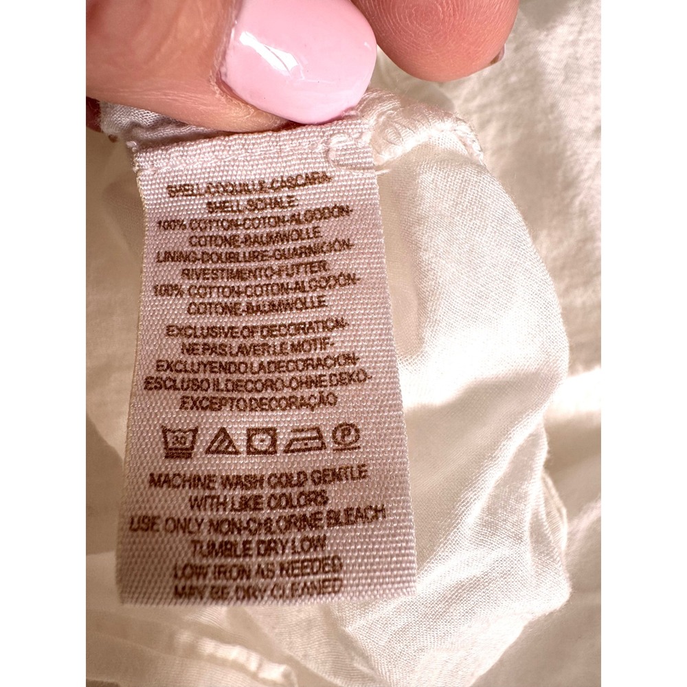 Free People Pablo Embroidered Boho Mini Dress Ruffle Sleeve, size XS - Picture 9 of 9